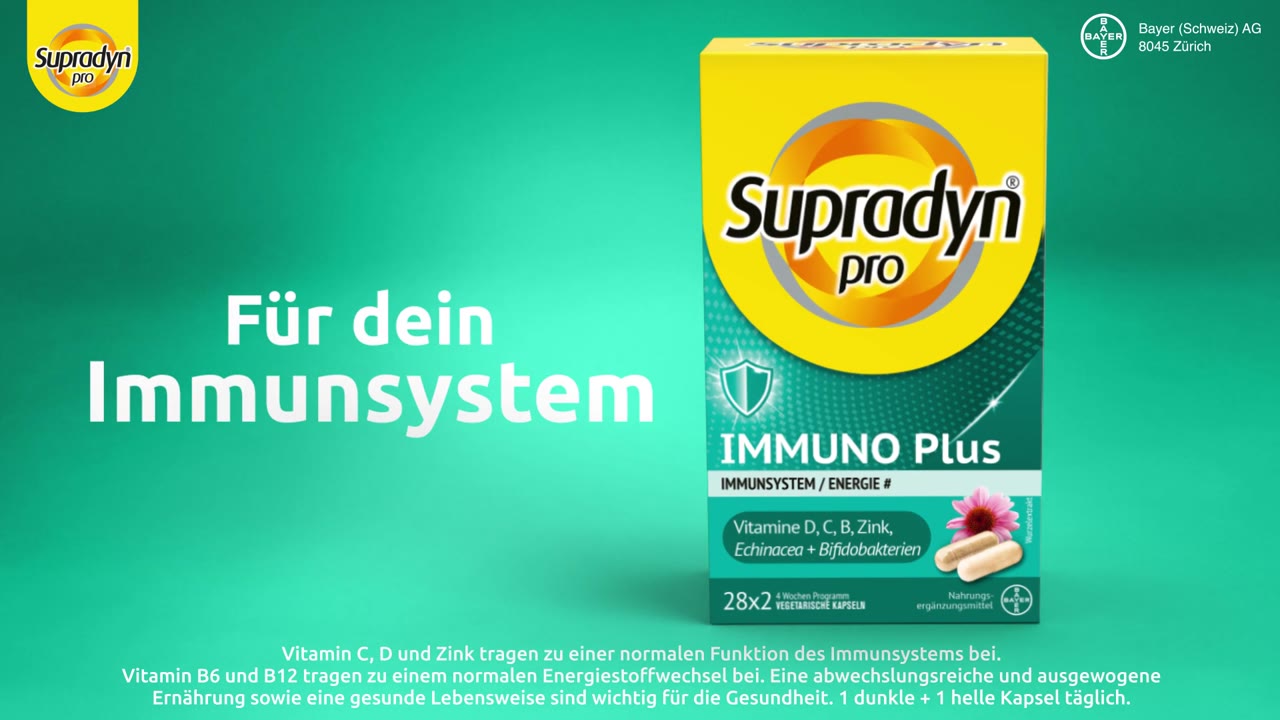 Supradyn pro Immuno Plus — Spot-Standbild
