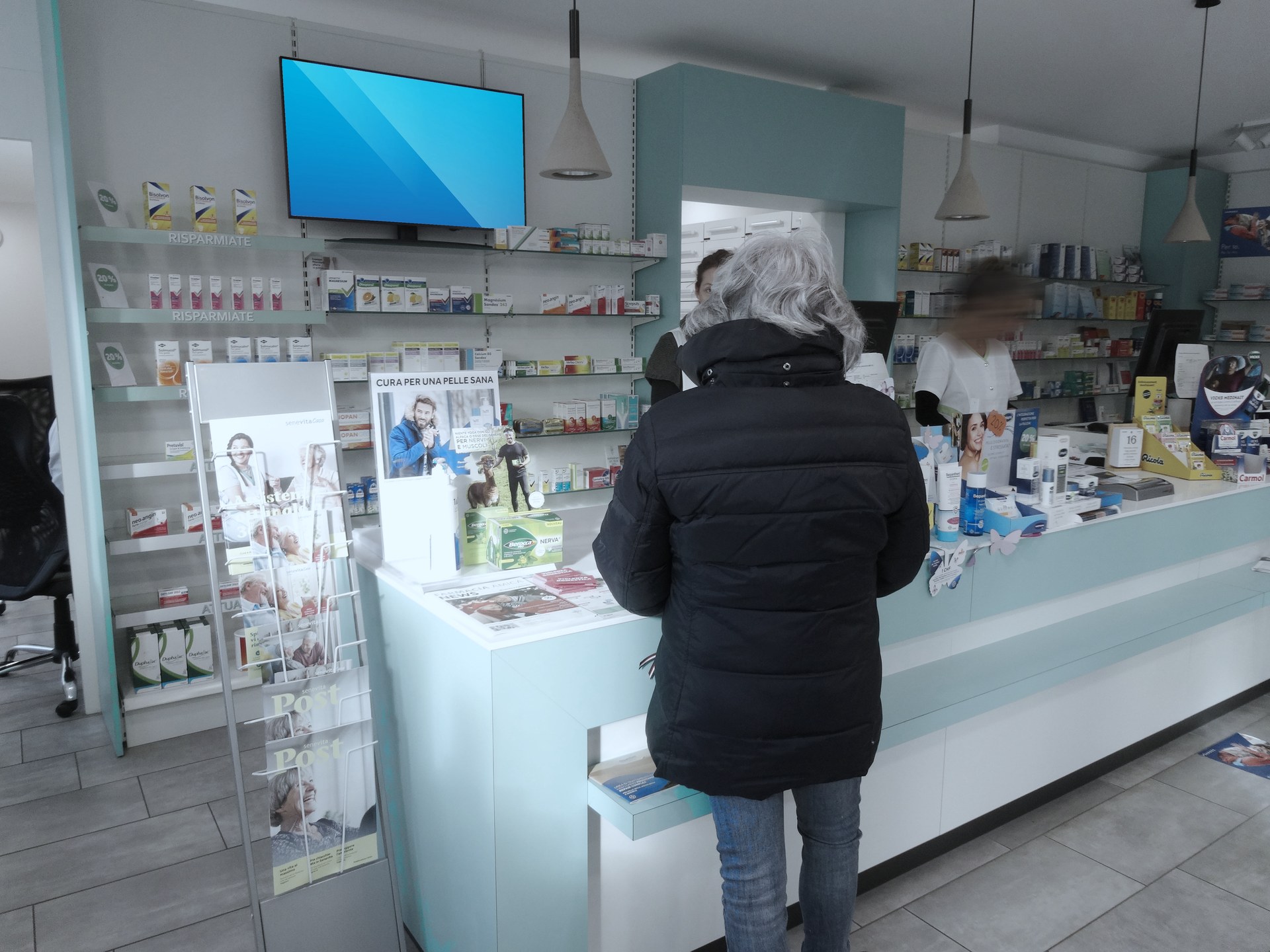 POS-Healthcare — DOOH-Werbescreen