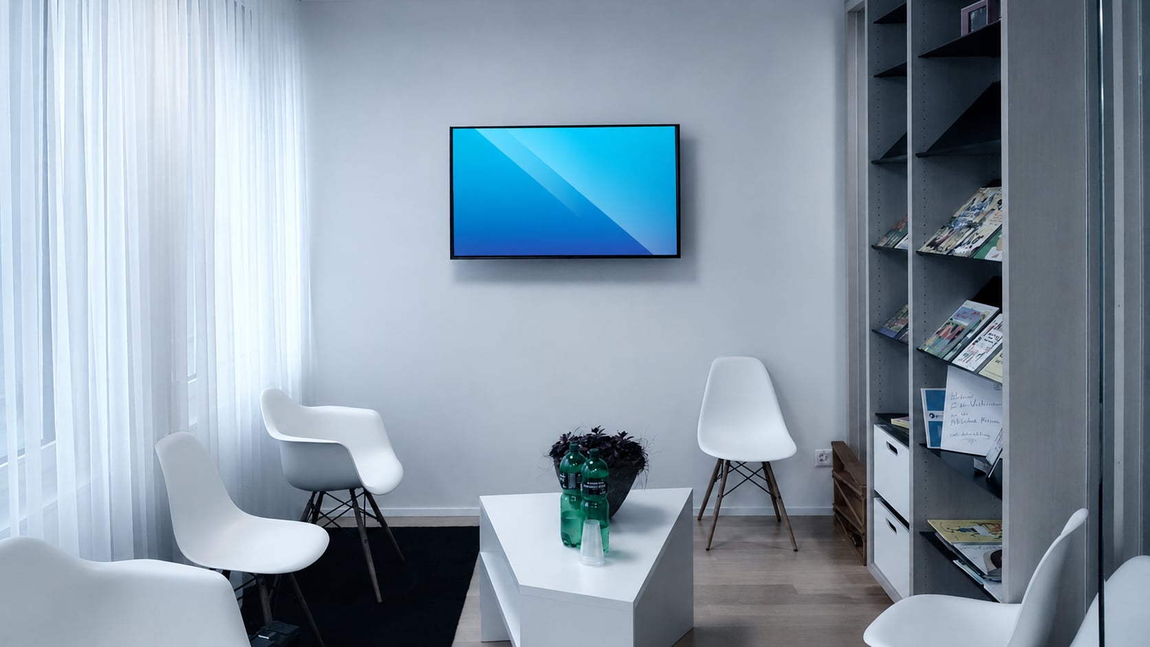 Praxis TV — DOOH-Werbescreen