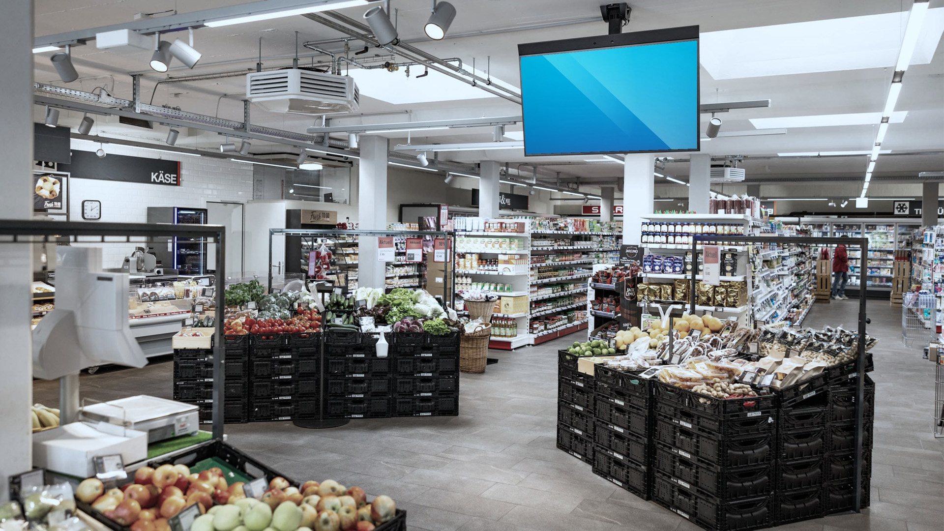 SPAR / TopCC / AVIA — DOOH-Werbescreen