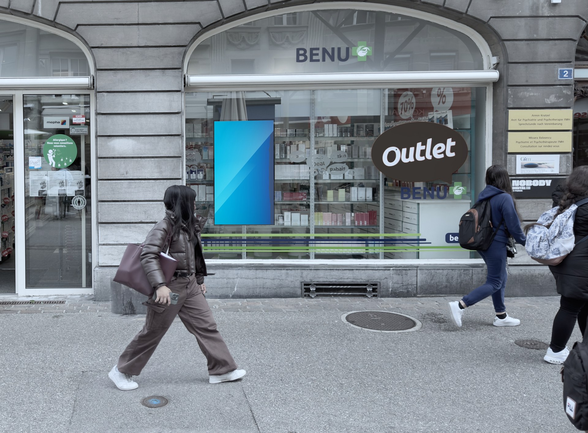 Street — DOOH-Werbescreen