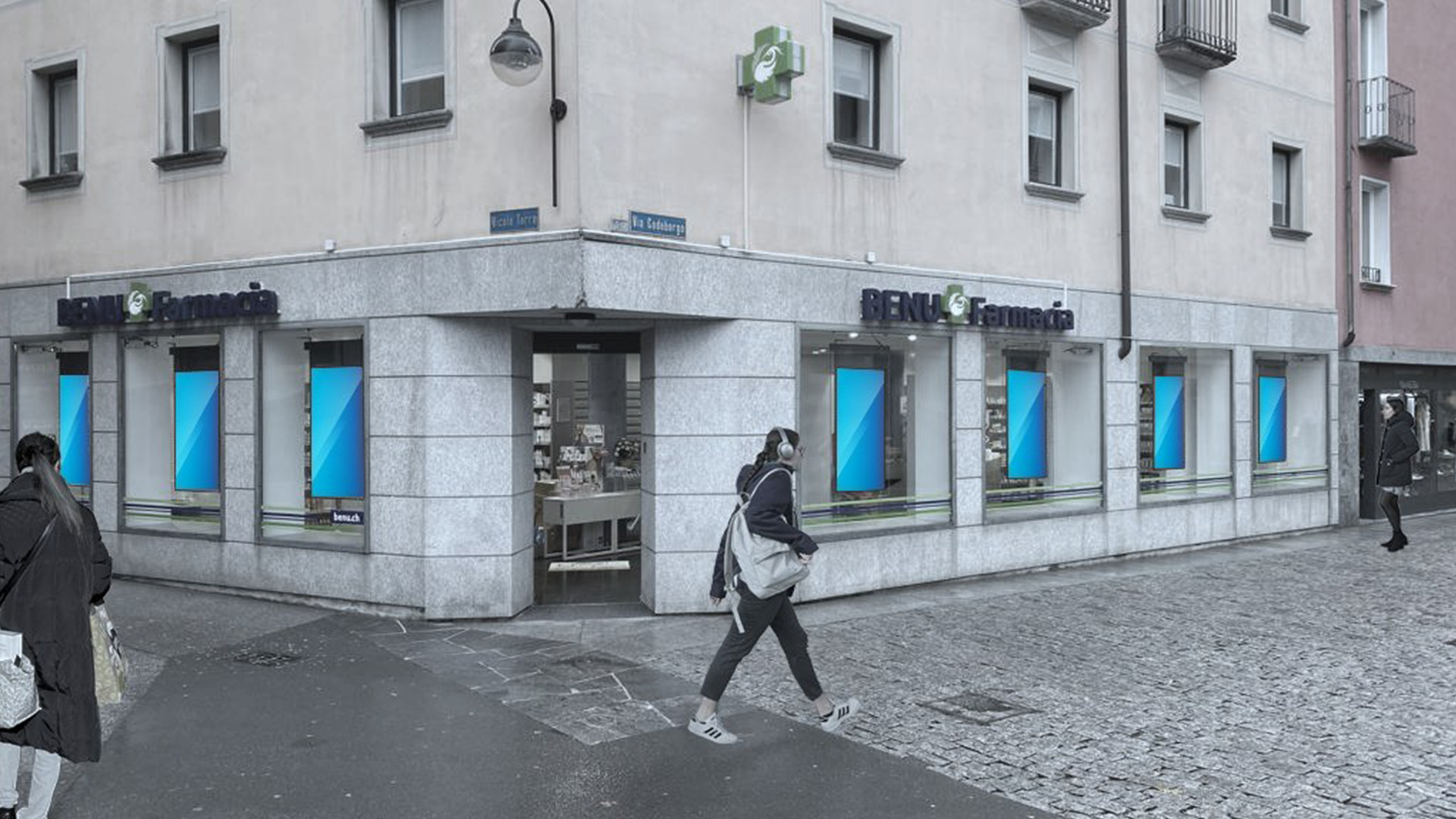 Street — DOOH-Werbescreen