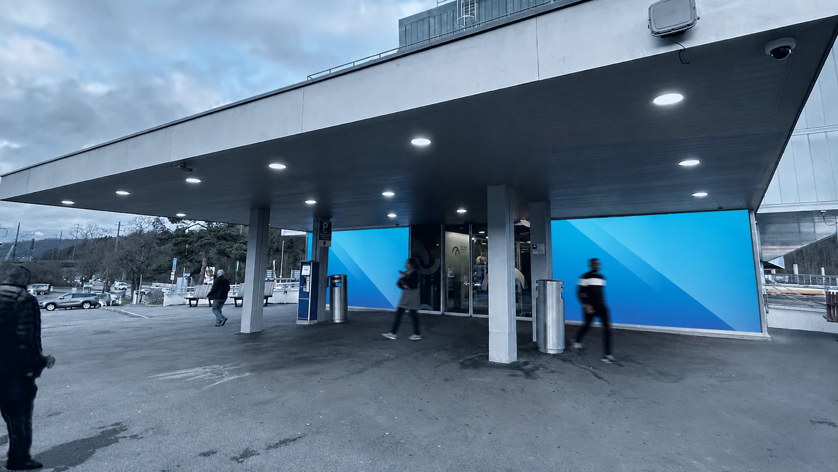 Raststätte Würenlos — DOOH-Werbescreen