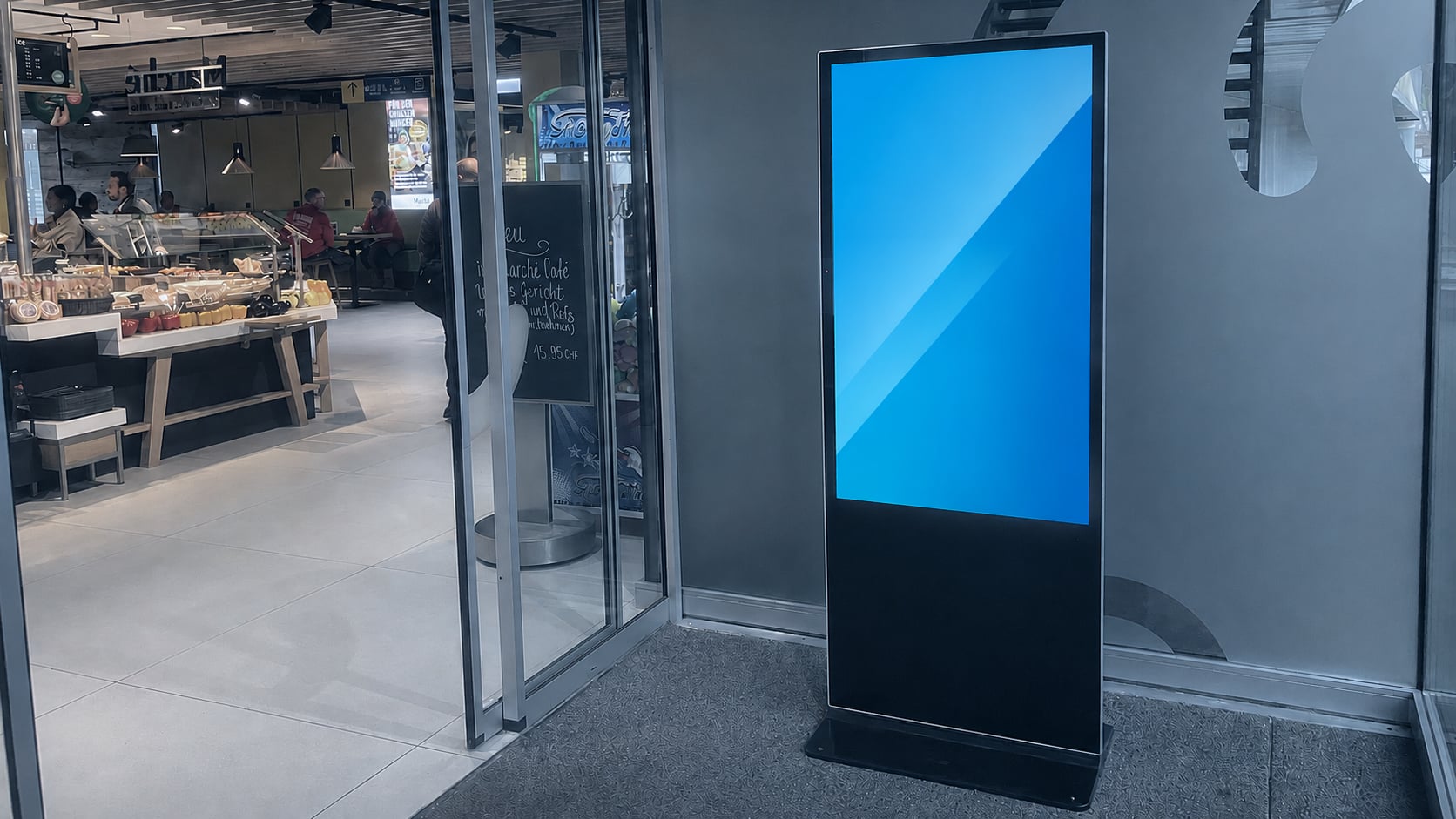 Raststätte Würenlos — DOOH-Werbescreen